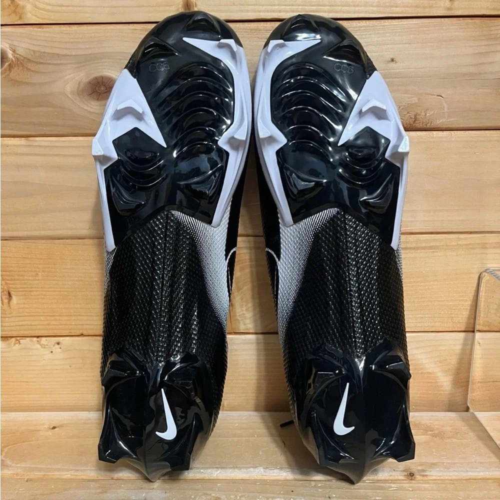 Nike Vapor Edge Pro 360 Black White Football Cleats Men's AO8277-001 size 15 - Picture 4 of 7